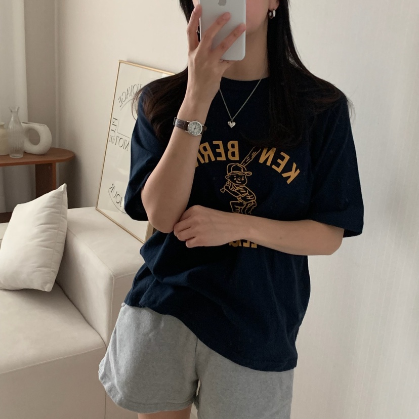 HELLO JINI韓國㊣直郵東大門代購女裝新品熱賣休閑推薦T恤HELLO JINIT恤