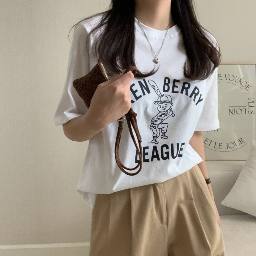 HELLO JINI韓國㊣直郵東大門代購女裝新品熱賣休閑推薦T恤HELLO JINIT恤