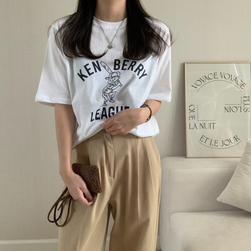 HELLO JINI韓國㊣直郵東大門代購女裝新品熱賣休閑推薦T恤HELLO JINIT恤