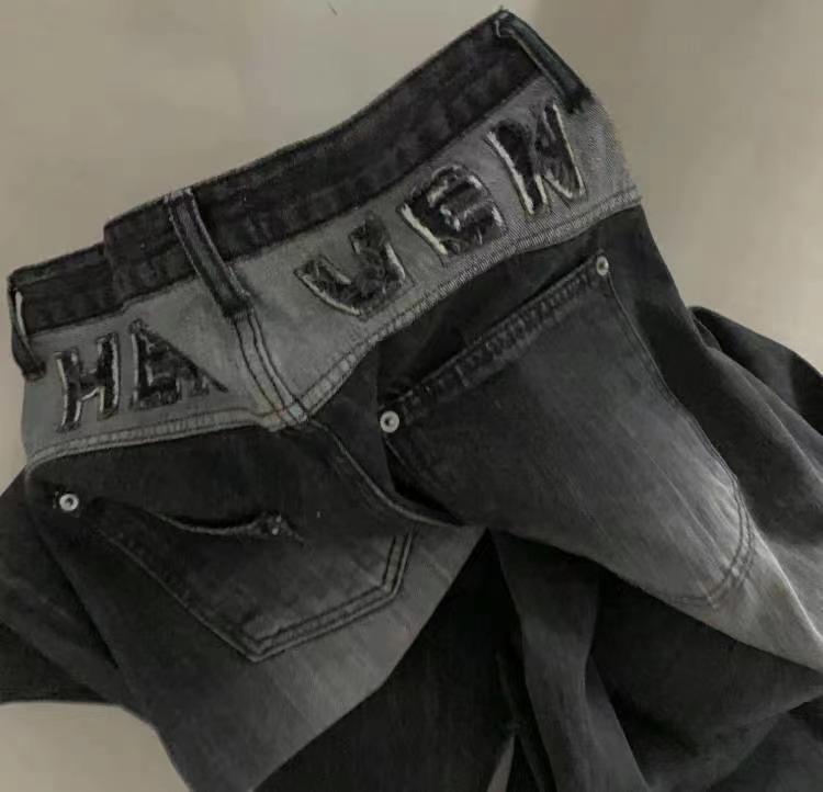 DEVELOP韓國㊣直郵東大門代購女裝新品時尚25春夏人氣牛仔褲DEVELOP牛仔褲