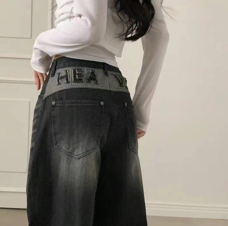 DEVELOP韓國㊣直郵東大門代購女裝新品時尚25春夏人氣牛仔褲DEVELOP牛仔褲