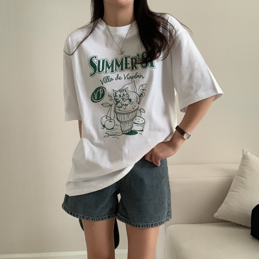 FROMJINI直郵韓國代購㊣女裝新款推薦休閑職業熱賣時尚25春夏T恤FROMJINIT恤