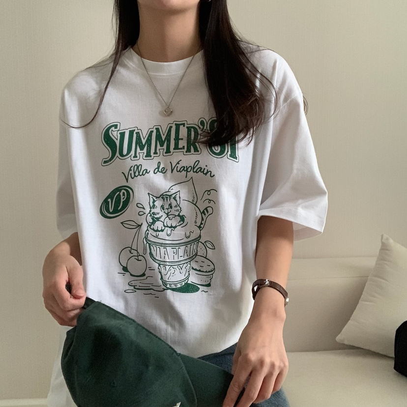 FROMJINI直郵韓國代購㊣女裝新款推薦休閑職業熱賣時尚25春夏T恤FROMJINIT恤