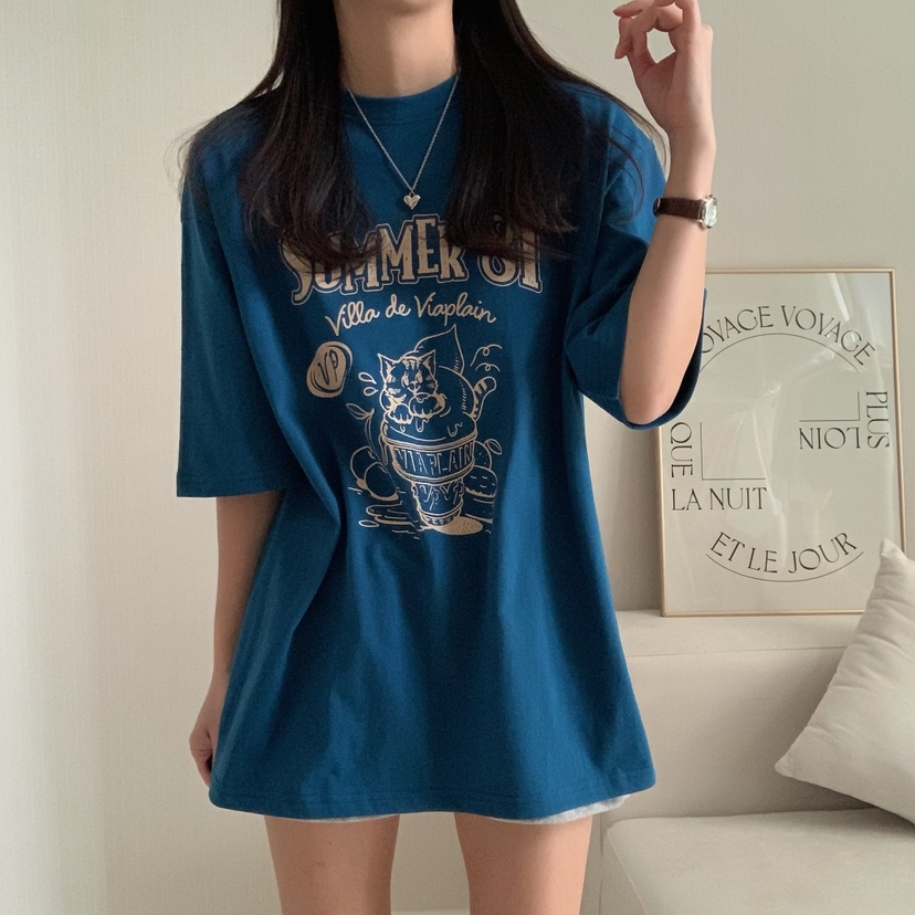 FROMJINI直郵韓國代購㊣女裝新款推薦休閑職業熱賣時尚25春夏T恤FROMJINIT恤圖色1