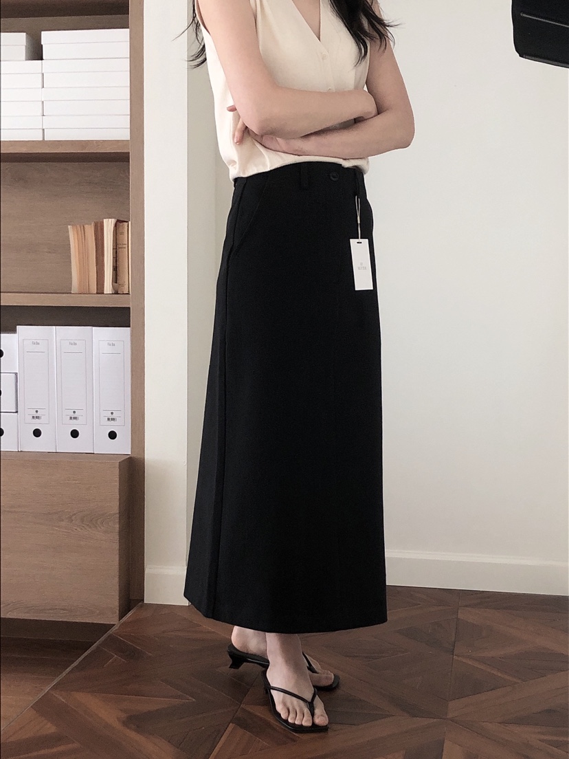 LE BUTTER韓國直郵㊣東大門實拍女裝新品熱賣人氣長裙棉質LE BUTTER長裙