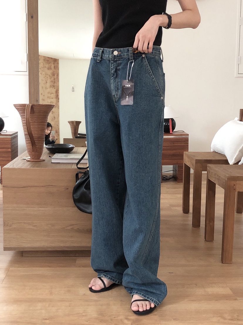 LE BUTTER韓國㊣直郵東大門代購女裝新款熱賣時尚人氣牛仔褲LE BUTTER牛仔褲