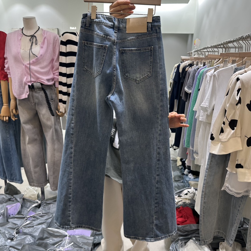 PART3韓國㊣直郵東大門代購女裝新品25春夏職業時尚牛仔褲復古Part.3牛仔褲
