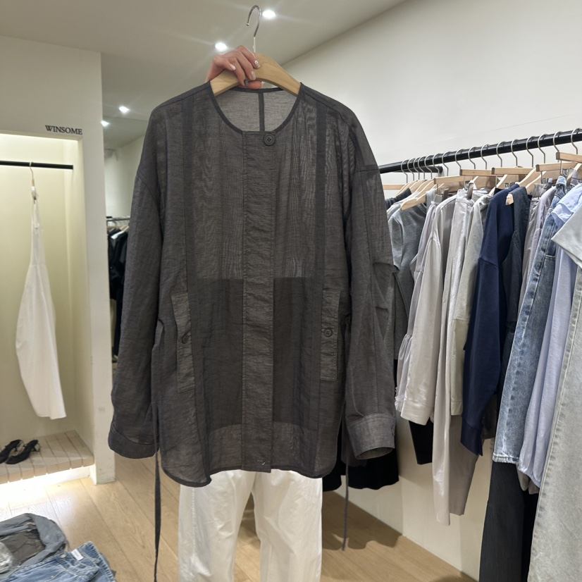 WINSOME直郵韓國代購㊣女裝新品熱賣人氣推薦25春夏時尚夾克WINSOME夾克圖色3