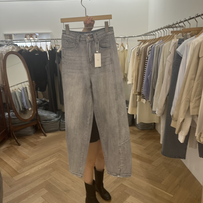 NOWHERE韓國㊣直郵東大門代購女裝新品推薦25春夏時尚牛仔褲NOWHERE牛仔褲