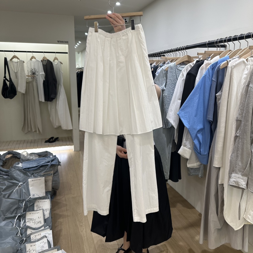 WINSOME直郵韓國代購㊣女裝新品時尚熱賣25春夏休閑職業裙褲WINSOME裙褲圖色2