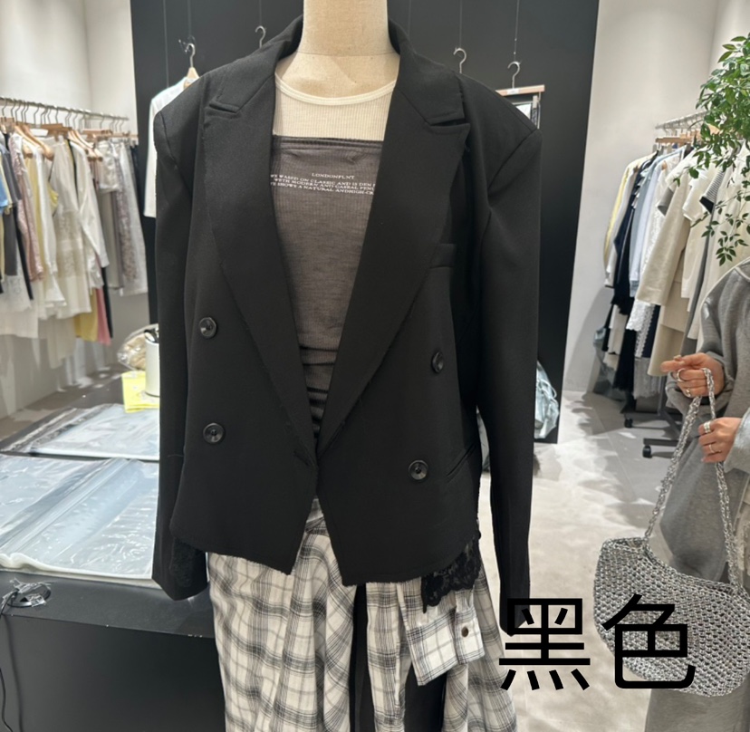 AYCE韓國直郵㊣女裝新品熱賣職業推薦25春夏人氣時尚夾克蕾絲101SHOWROOM/AYCE夾克圖色3