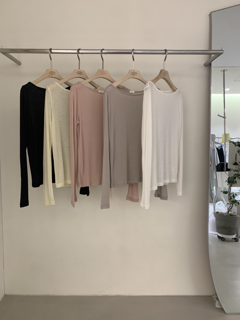 MEIL東大門實拍女士新品職業人氣25春夏推薦時尚熱賣長袖T恤MEIL長袖T恤