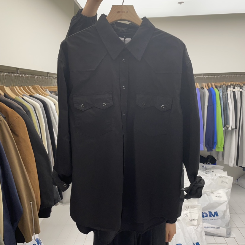MENTO東大門實拍女裝新品熱賣人氣時尚推薦25春夏襯衫蕾絲衫MENTO襯衫/蕾絲衫圖色3