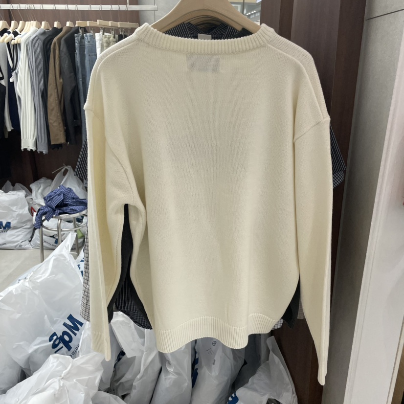 OHNIW韓國直郵女士新品時尚熱賣職業人氣25春夏真品休閑衛衣OHNIW-男裝衛衣