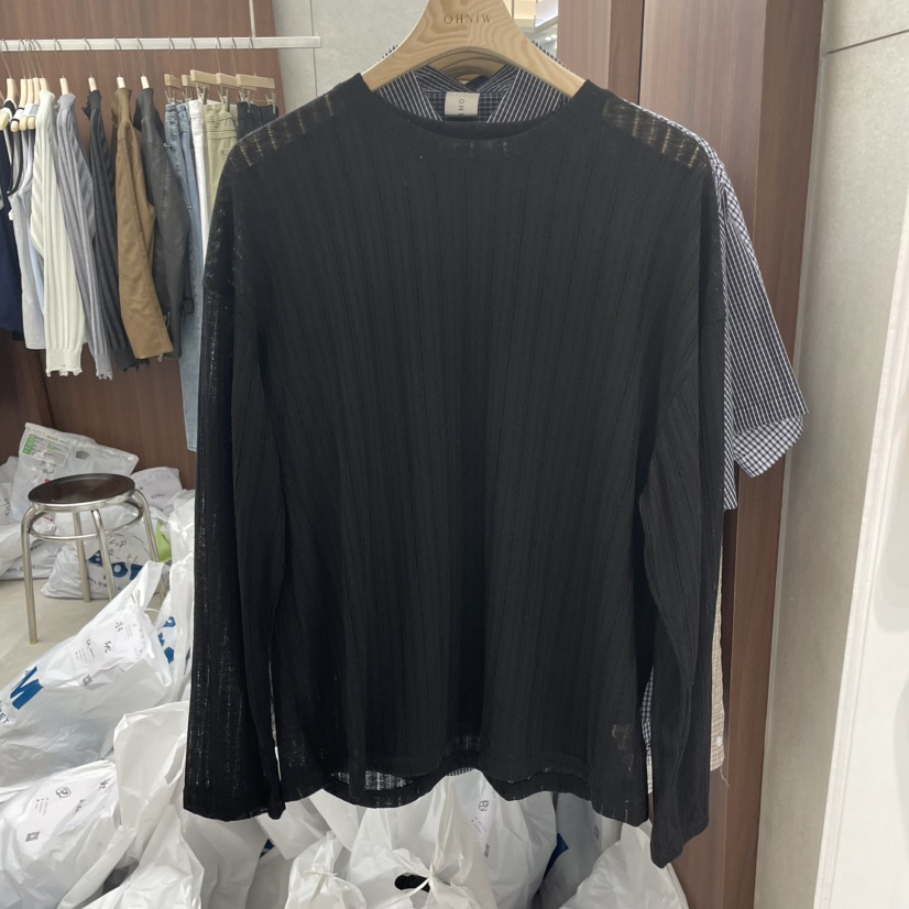 OHNIW東大門代購女裝新款時尚人氣休閑真品推薦25春夏職業T恤OHNIW-男裝T恤圖色4
