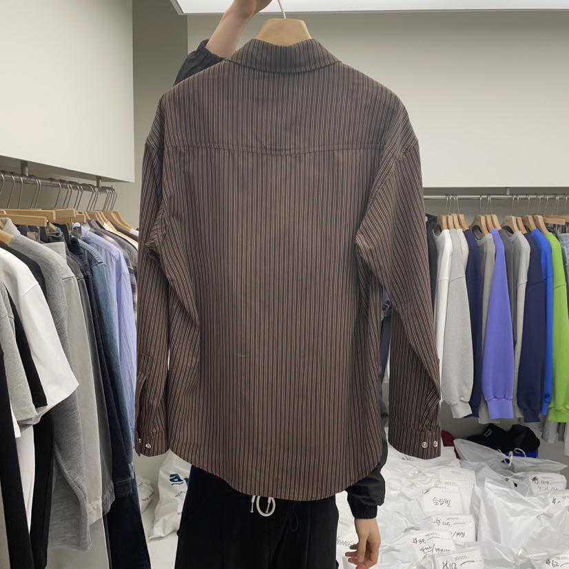 MENTO韓國直郵女裝新品真品時尚休閑人氣25春夏熱賣襯衫蕾絲衫MENTO襯衫/蕾絲衫