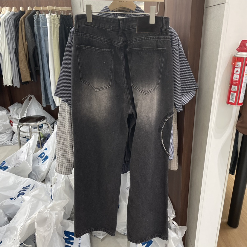 OHNIW東大門代購女士新款真品職業25春夏休閑人氣熱賣牛仔褲OHNIW-男裝牛仔褲