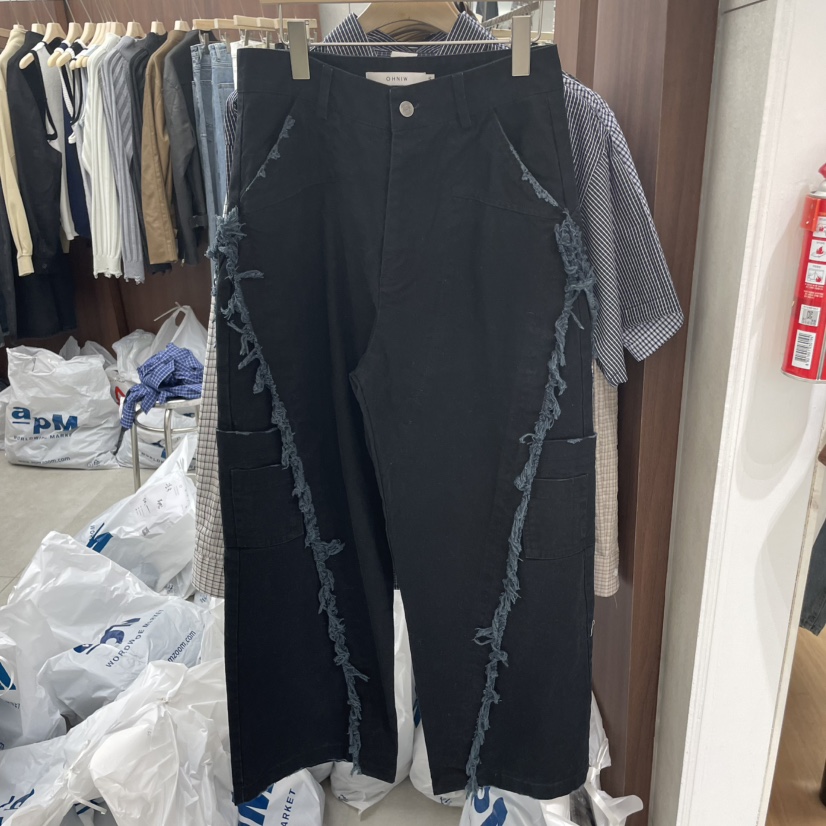 OHNIW韓國代購女士新款職業時尚真品熱賣推薦休閑25春夏休閑褲OHNIW-男裝休閑褲圖色2
