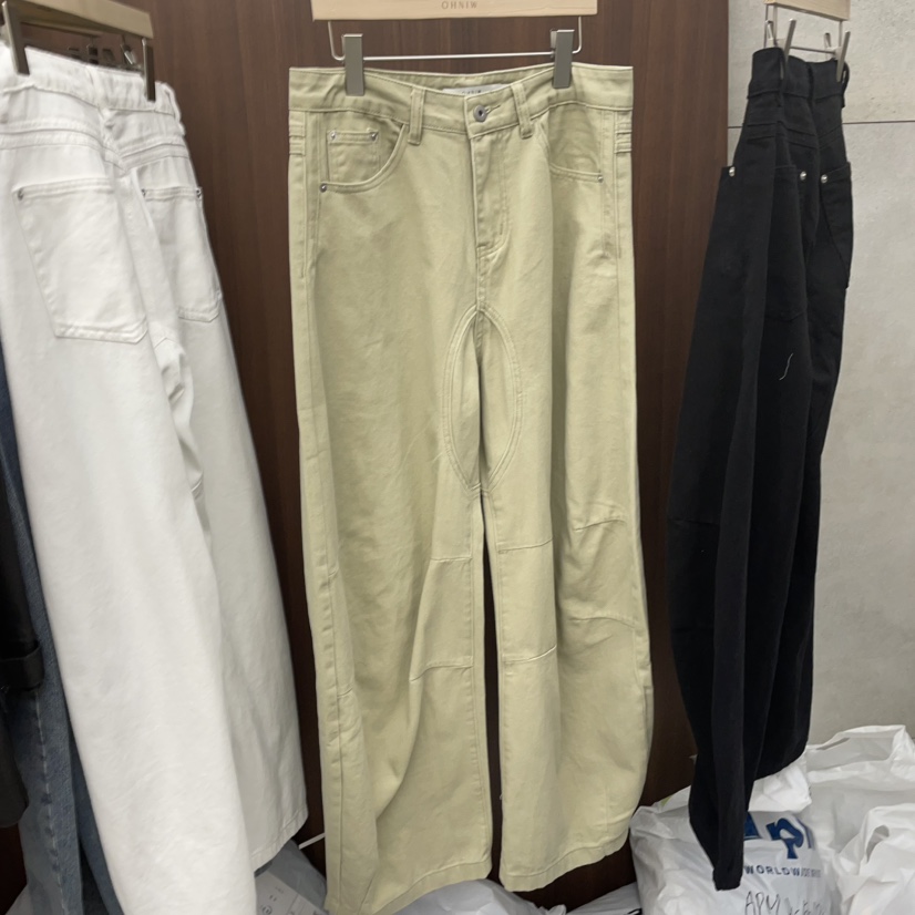 OHNIW韓國代購女士新品25春夏人氣真品推薦時尚休閑熱賣休閑褲OHNIW-男裝休閑褲圖色2