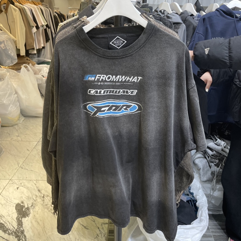 IN BY IN韓國直郵女士新品真品25春夏時尚休閑熱賣職業T恤IN BY IN-男裝T恤