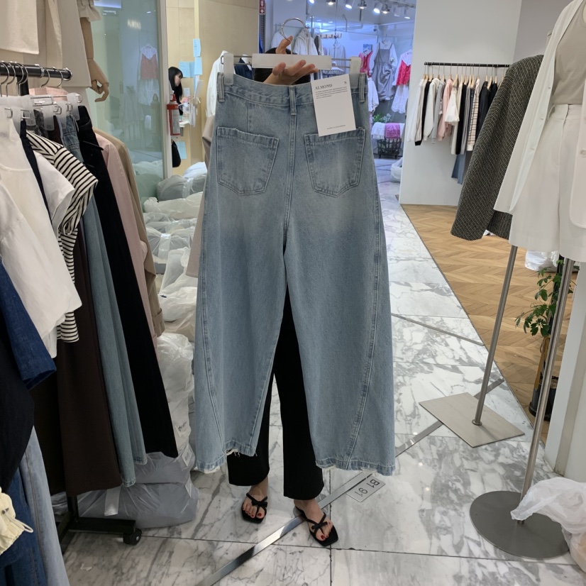 ALMOND東大門代購女士新款人氣休閑推薦熱賣職業25春夏牛仔褲ALMOND牛仔褲