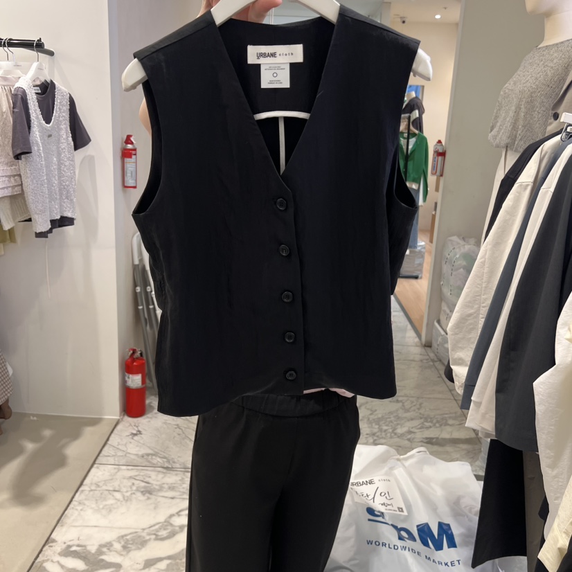 URBANE cloth韓國代購女裝新款職業休閑熱賣推薦25春夏馬甲URBANE cloth馬甲圖色2