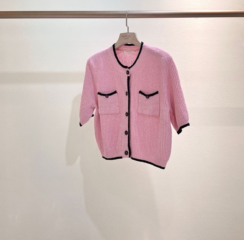 CAKE韓國代購女士新品休閑人氣真品熱賣職業25春夏時尚針織衫CAKE針織衫圖色3