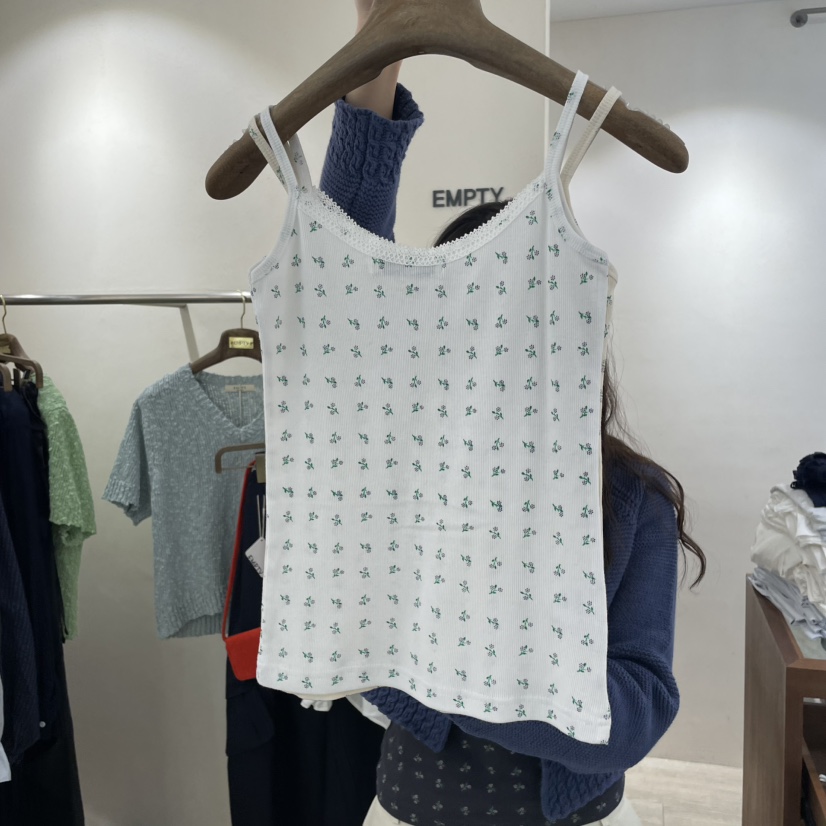 EMPTY東大門代購女士新款真品推薦人氣休閑熱賣職業吊帶背心MARI CO吊帶/背心
