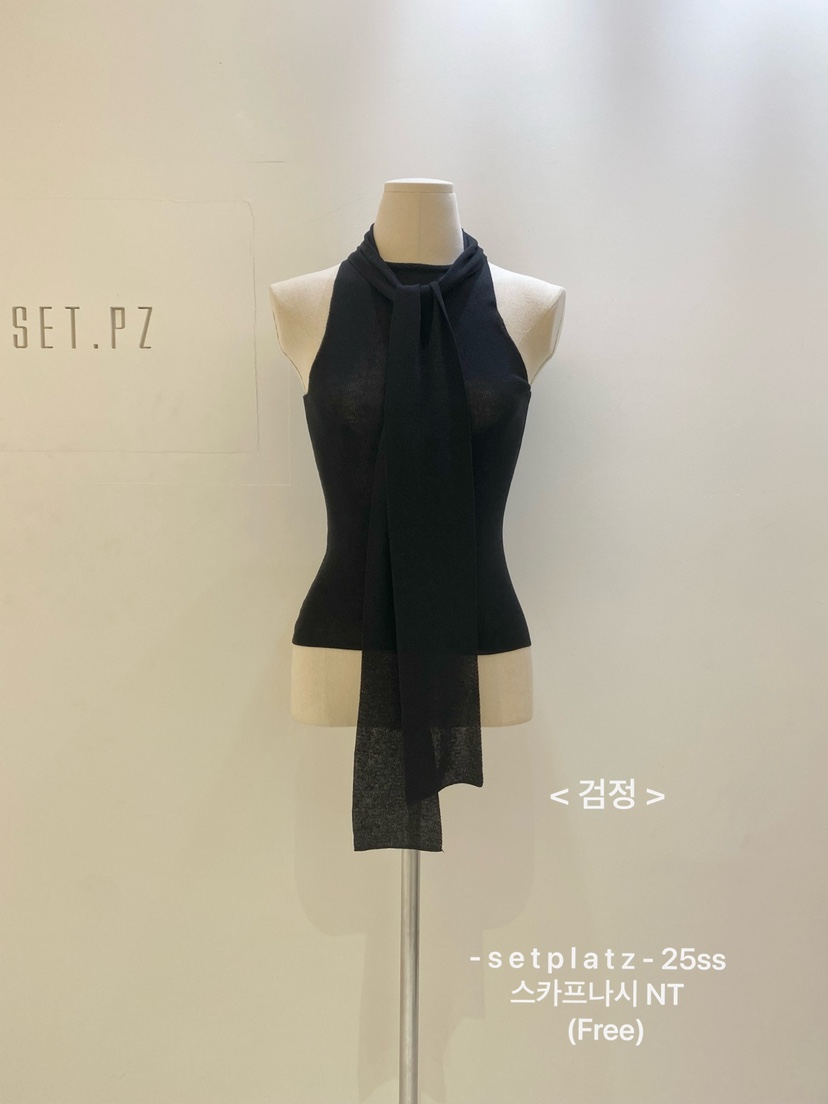SETPLATZ東大門代購女裝新品職業人氣時尚休閑25春夏吊帶背心PLATZCLASSIC吊帶/背心圖色4