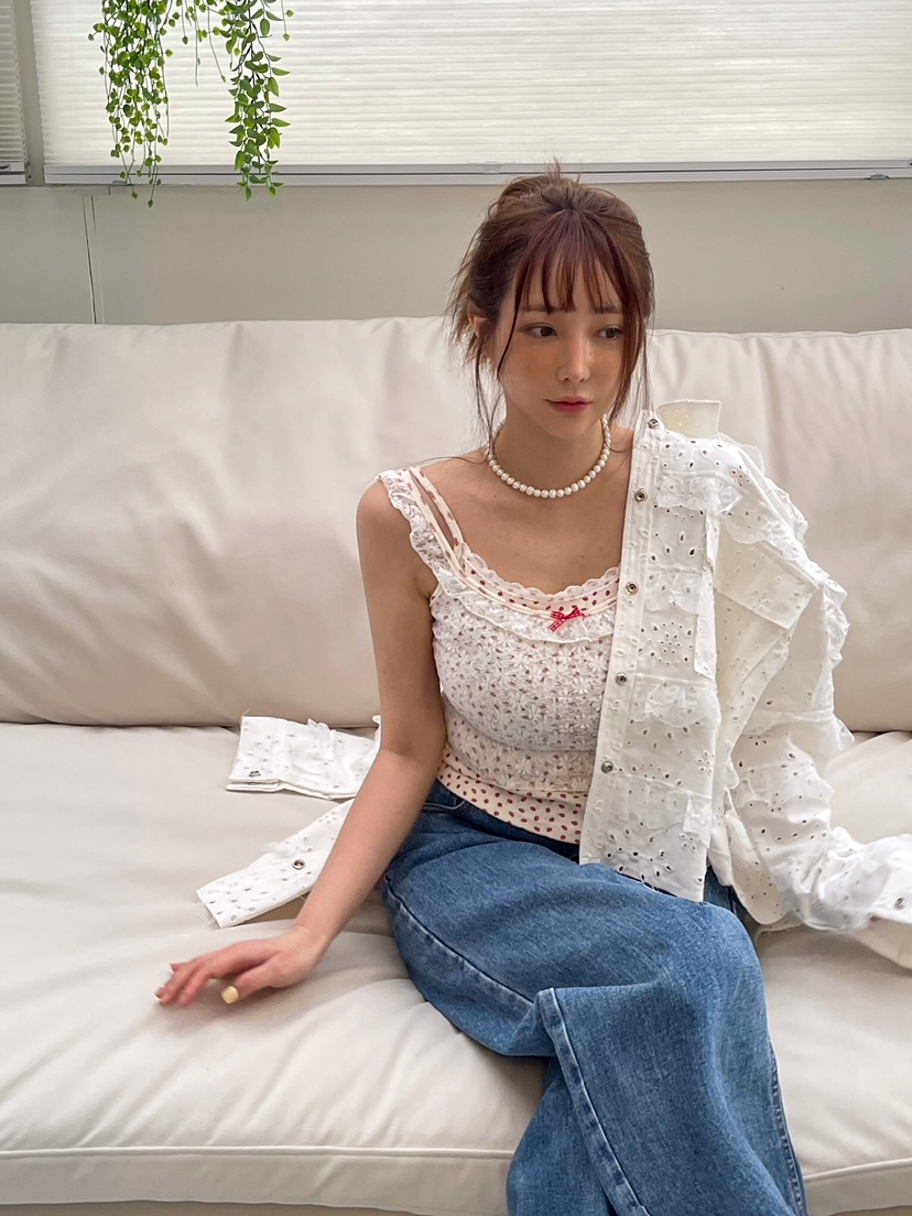 81 MARKET-L韓國代購女裝新款25春夏真品熱賣時尚吊帶背心81 MARKET-L吊帶/背心