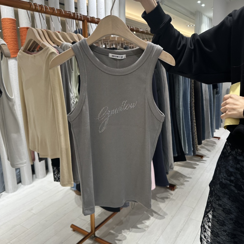 GRAYMELLOW東大門實拍女裝新品熱賣職業25春夏人氣吊帶背心GRAYMELLOW吊帶/背心圖色2