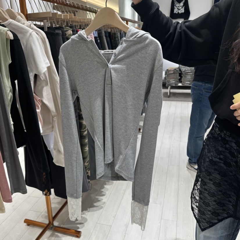 GRAYMELLOW東大門代購女裝新品25春夏推薦熱賣人氣休閑衛衣GRAYMELLOW衛衣