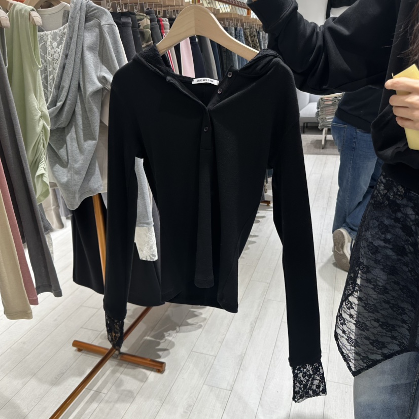 GRAYMELLOW東大門代購女裝新品25春夏推薦熱賣人氣休閑衛衣GRAYMELLOW衛衣圖色2