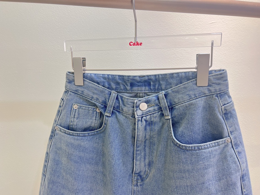 CAKE東大門代購女士新品熱賣職業時尚人氣真品推薦25春夏牛仔褲CAKE牛仔褲