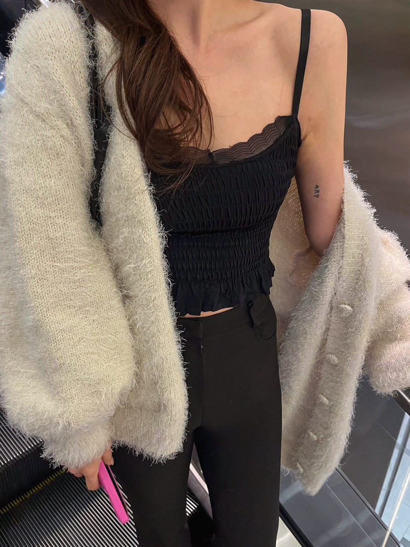 81 MARKET-L韓國直郵女士新品25春夏推薦人氣職業吊帶背心81 MARKET-L吊帶/背心