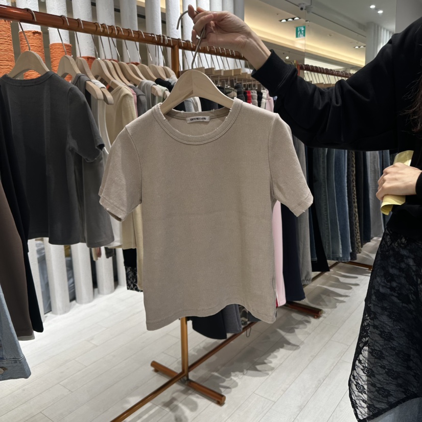 GRAYMELLOW韓國代購女裝新款休閑熱賣真品人氣職業時尚推薦T恤GRAYMELLOWT恤圖色2