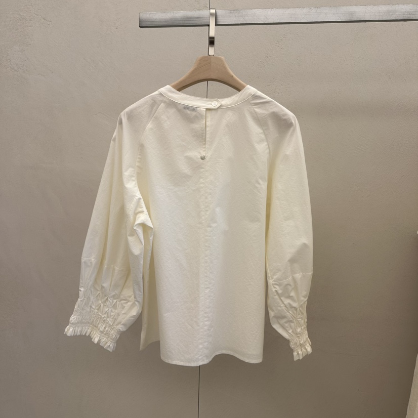 EGG韓國直郵女裝新品人氣真品職業熱賣25春夏時尚襯衫蕾絲衫EGG-訂貨周期長襯衫/蕾絲衫