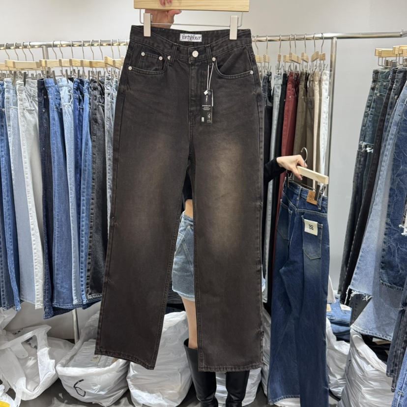 L'ETOILE東大門直郵女裝新品人氣職業時尚真品休閑熱賣牛仔褲L'ETOILE牛仔褲圖色3