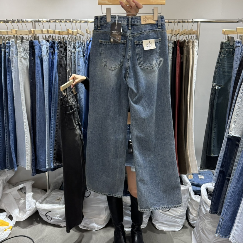 L'ETOILE韓國直郵女士新款休閑時尚熱賣人氣職業推薦牛仔褲L'ETOILE牛仔褲