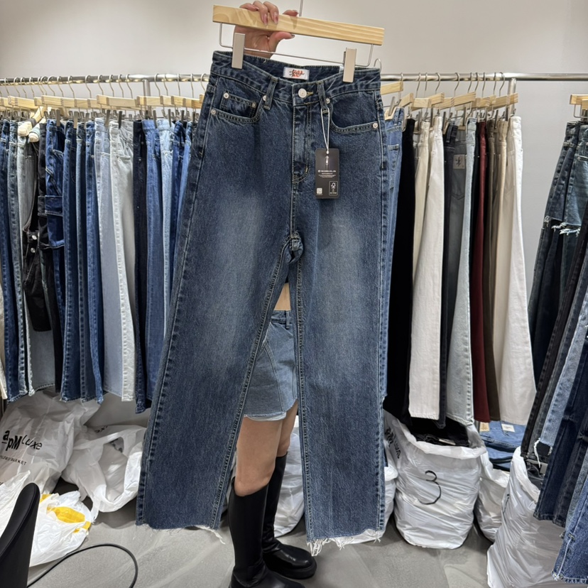 L'ETOILE韓國直郵女裝新品時尚推薦熱賣人氣休閑職業牛仔褲L'ETOILE牛仔褲圖色2