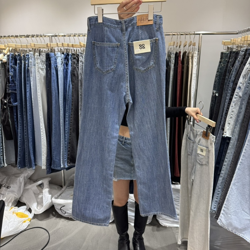 L'ETOILE東大門直郵女裝新品熱賣真品推薦職業休閑時尚牛仔褲L'ETOILE牛仔褲
