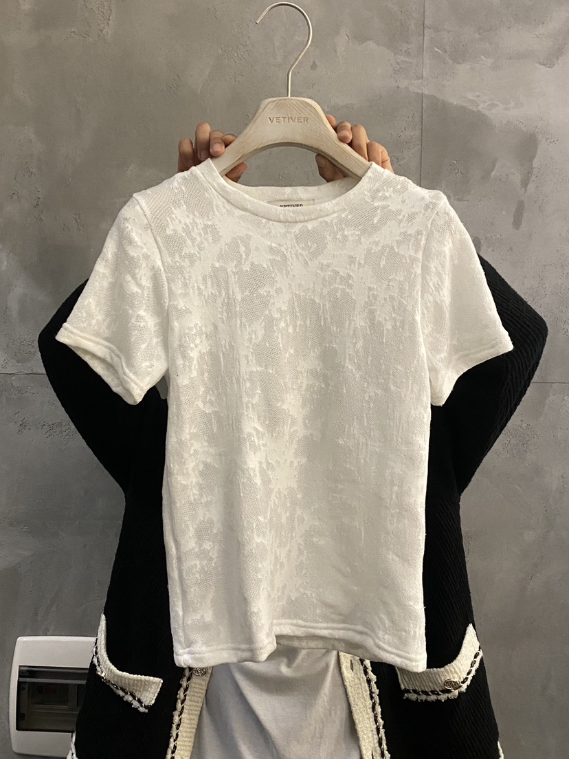 THE VETIVER-A韓國代購女裝新品真品時尚推薦25春夏人氣T恤VETIVERT恤圖色1