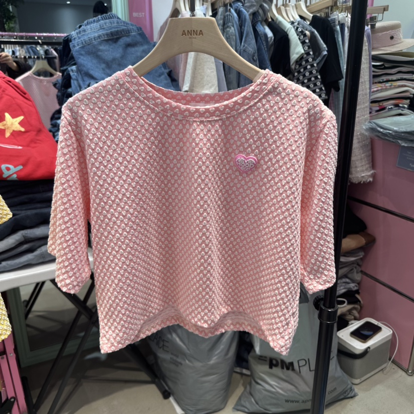 ANNA東大門代購女士新品熱賣職業時尚25春夏休閑推薦人氣T恤ANNA-PT恤圖色1