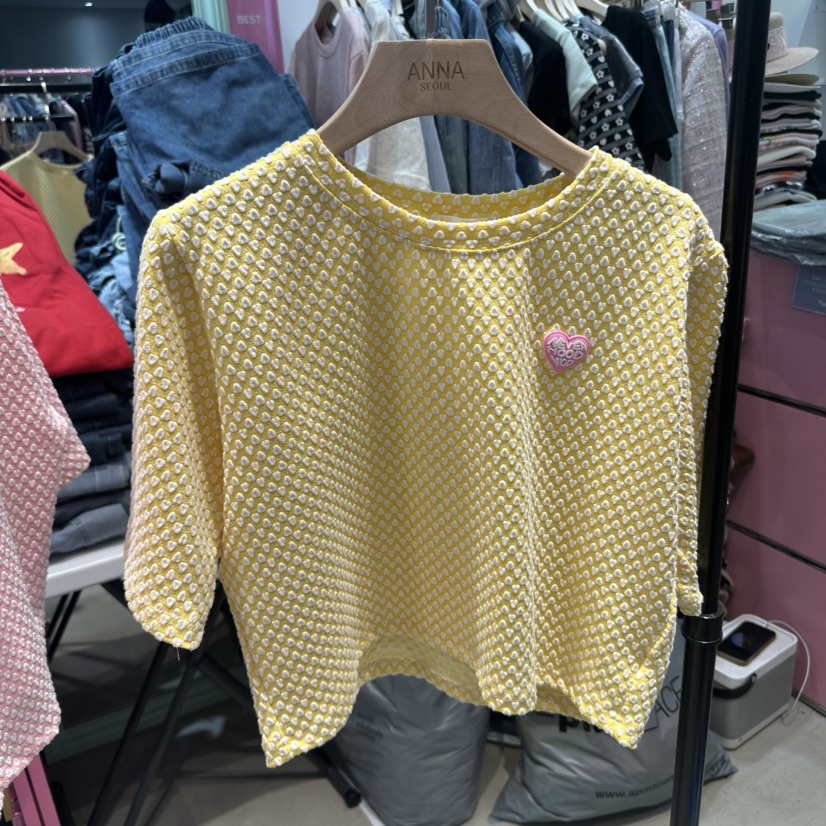 ANNA東大門代購女士新品熱賣職業時尚25春夏休閑推薦人氣T恤ANNA-PT恤圖色2