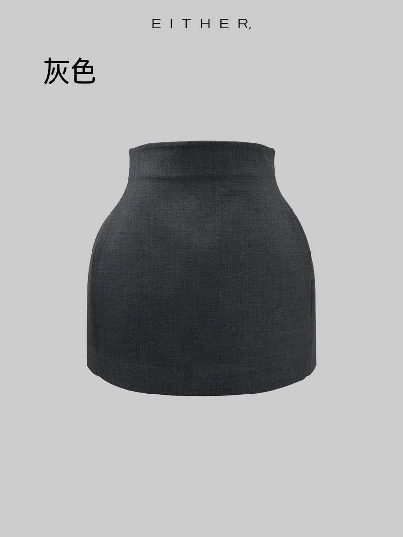 EITHER東大門直郵女裝新款25春夏熱賣休閑職業人氣推薦短裙EITHER短裙
