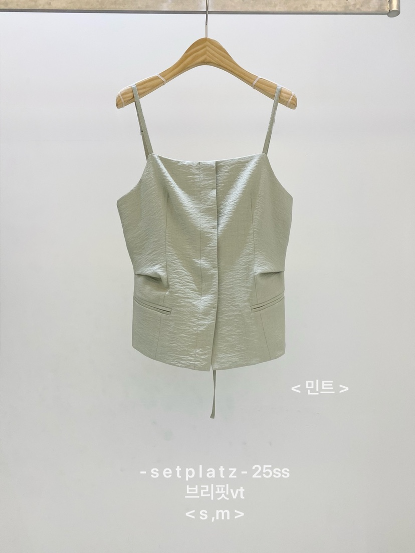 SETPLATZ東大門實拍女裝新品時尚推薦熱賣職業真品吊帶背心CENTO吊帶/背心圖色2