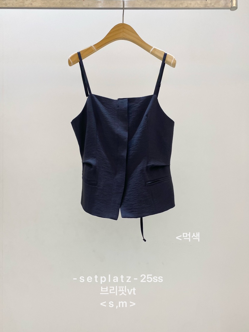 SETPLATZ東大門實拍女裝新品時尚推薦熱賣職業真品吊帶背心CENTO吊帶/背心圖色4