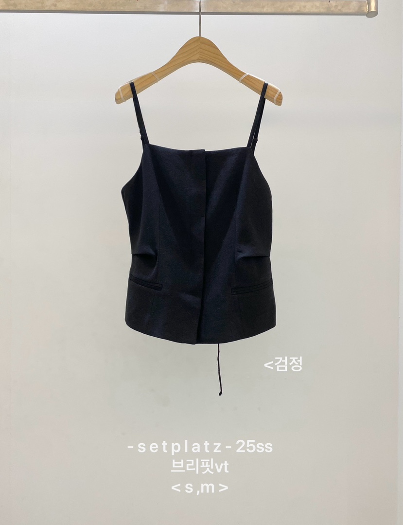 SETPLATZ東大門實拍女裝新品時尚推薦熱賣職業真品吊帶背心CENTO吊帶/背心圖色5