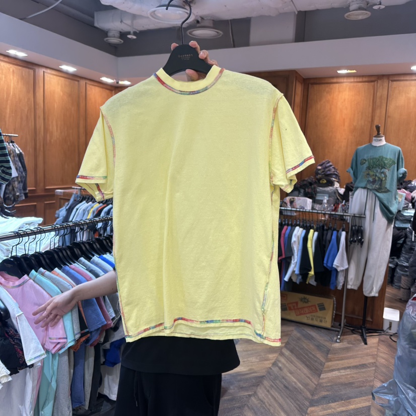 GARMENT-P韓國代購女裝新款25春夏真品人氣職業推薦時尚T恤GARMENTT恤圖色2
