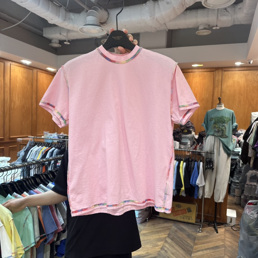 GARMENT-P韓國代購女裝新款25春夏真品人氣職業推薦時尚T恤GARMENTT恤圖色3